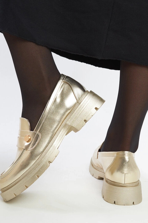 Silver loafers Ilana