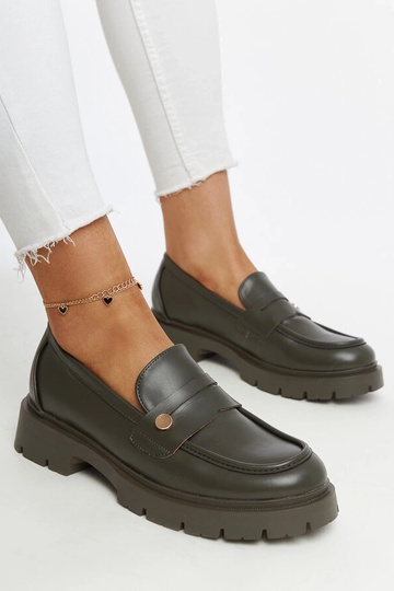 Silver loafers Ilana