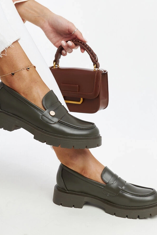 Silver loafers Ilana