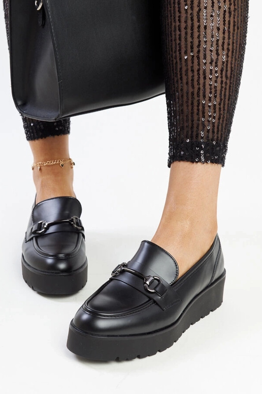 Silver loafers Ilana