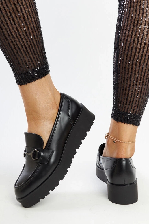 Silver loafers Ilana