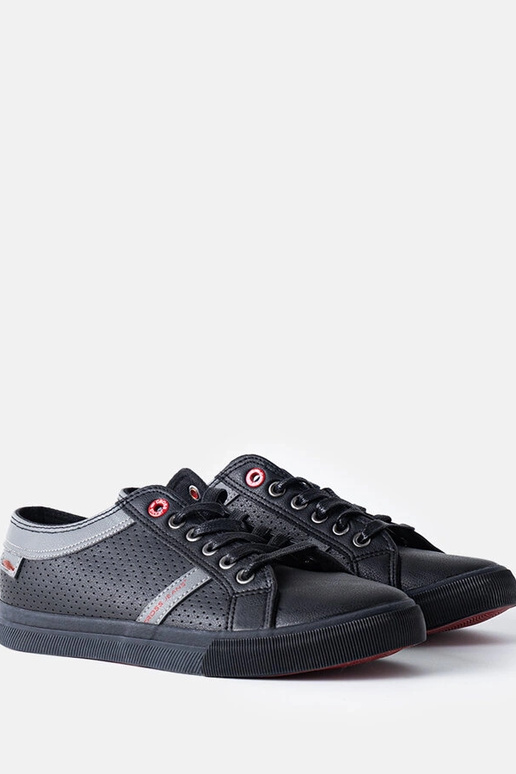 Czarne męskie trampki CROSS JEANS