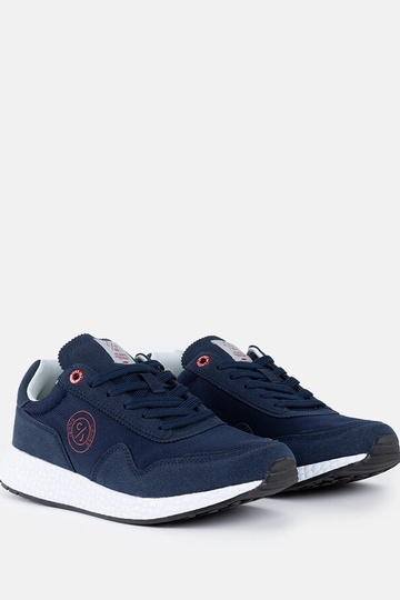 Granatowe męskie sneakersy... 2