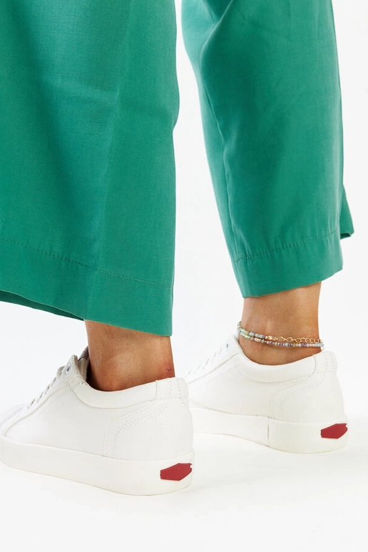 Białe damskie trampki eko skora CROSS...