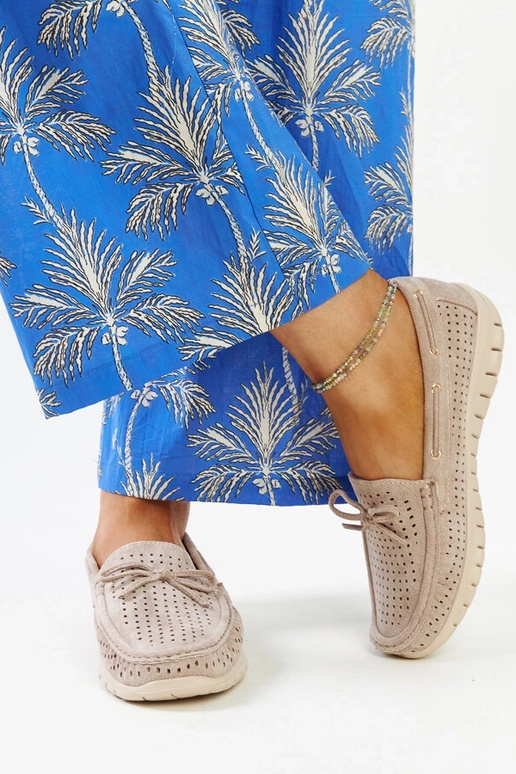 Brązowe mokasyny ze skórzana wkładką... Brązowe mokasyny ze skórzana wkładką...