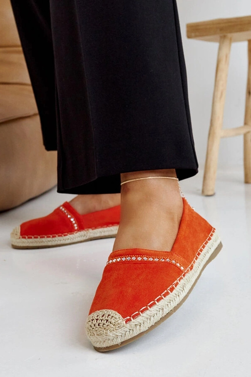 Women's red espadrilles Big Star...