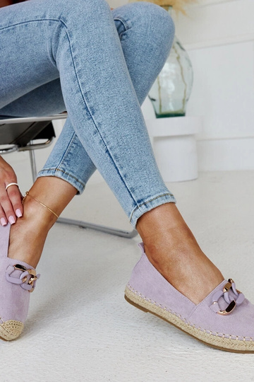 Fioletowe espadryle z... 2