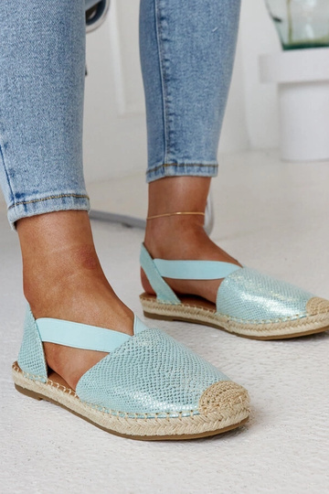 Jasnozielone espadryle z... 2