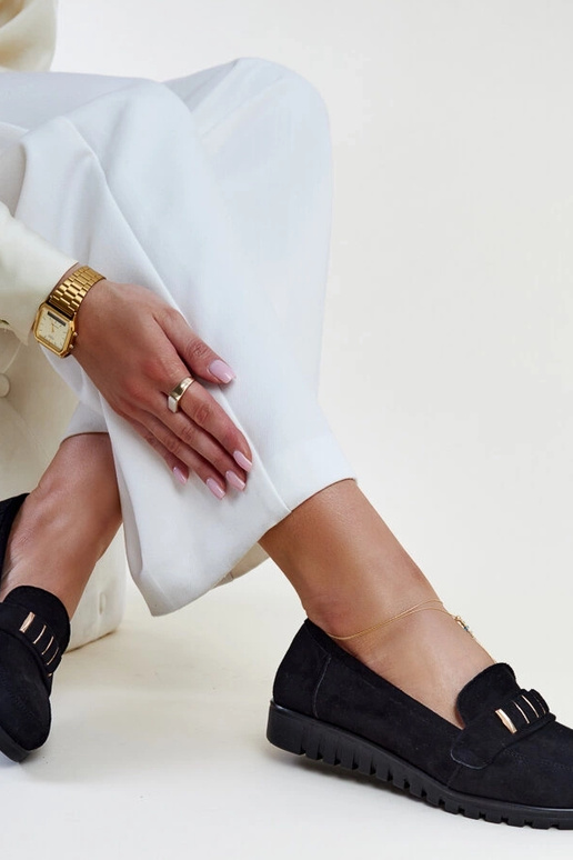 Silver loafers Ilana