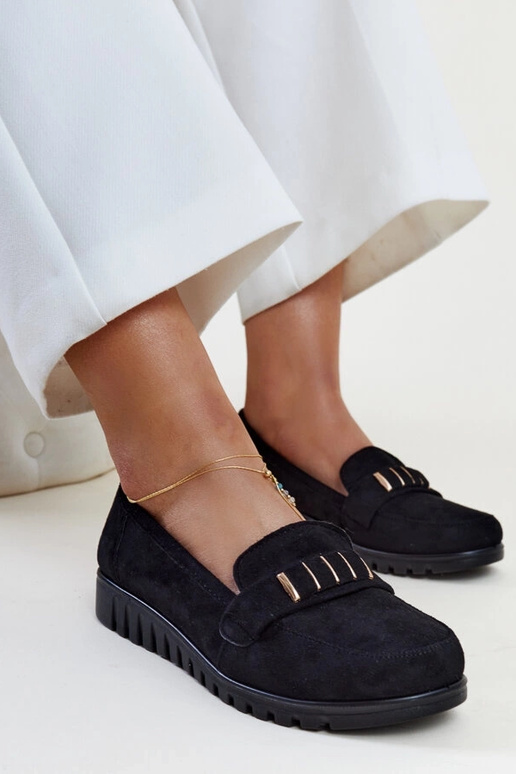 Silver loafers Ilana