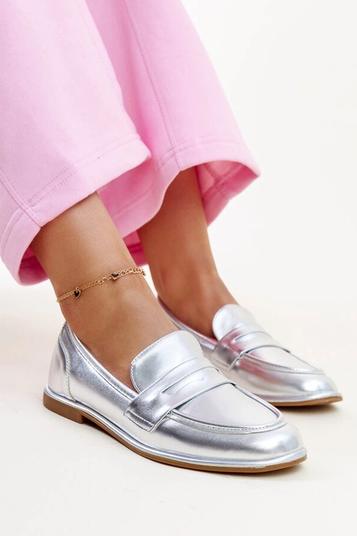 Silver loafers Ilana