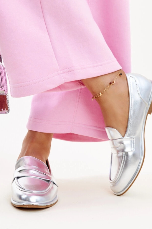 Silver loafers Ilana