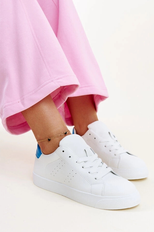 Biało-niebieskie sneakersy Akila