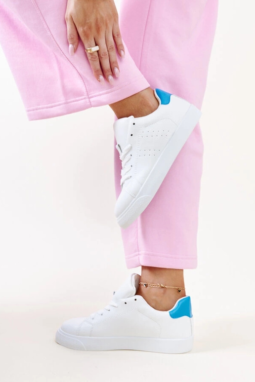 Biało-niebieskie sneakersy Akila