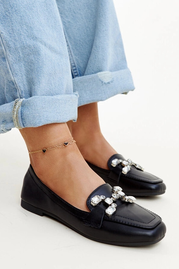 Silver loafers Ilana