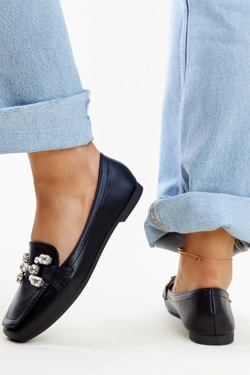 Silver loafers Ilana