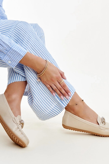 Silver loafers Ilana 2