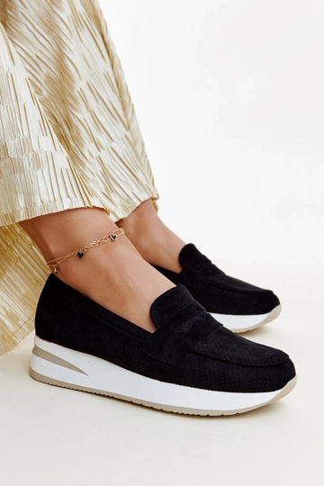 Silver loafers Ilana