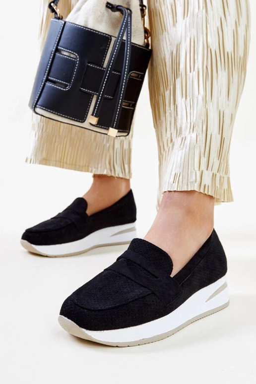 Silver loafers Ilana