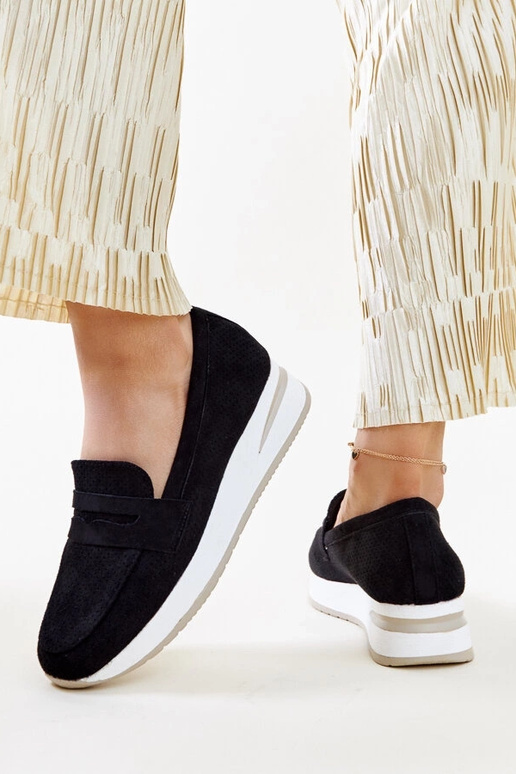 Silver loafers Ilana