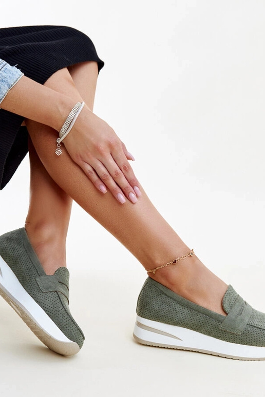 Silver loafers Ilana