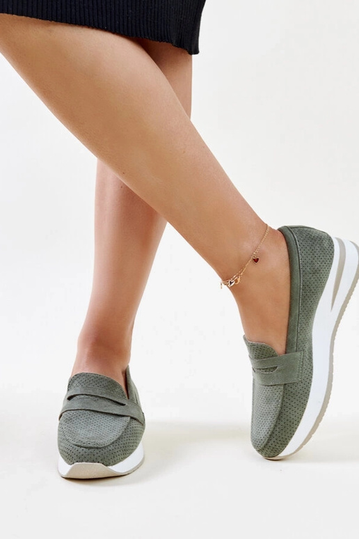 Silver loafers Ilana