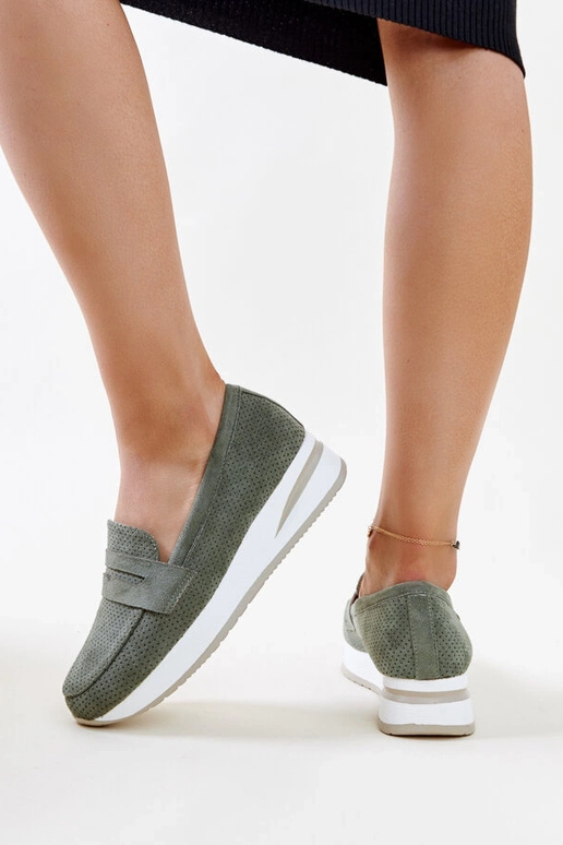 Silver loafers Ilana