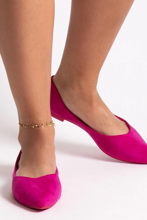 Balerinki ze szpiczastym noskiem Mays