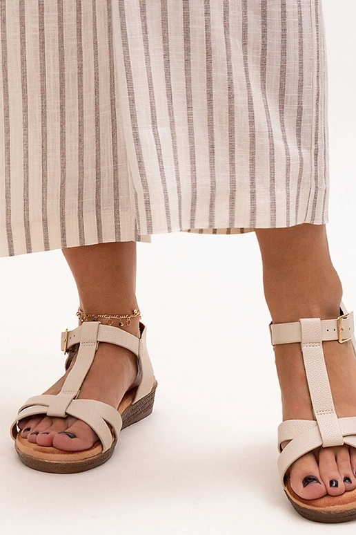 Black sandals on a block heel Millo