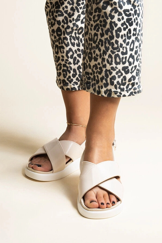 Black sandals on a block heel Millo