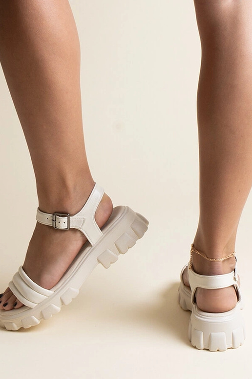 Black sandals on a block heel Millo