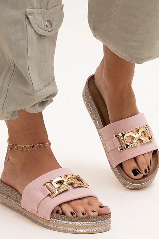 Black sandals on a block heel Millo