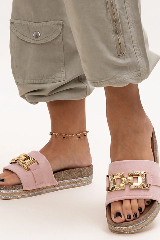 Black sandals on a block heel Millo