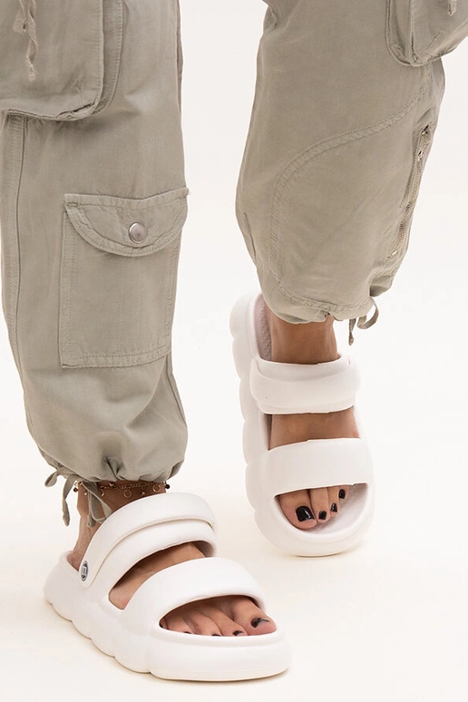 Black sandals on a block heel Millo