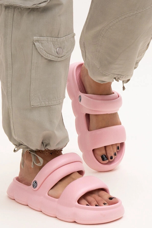 Black sandals on a block heel Millo