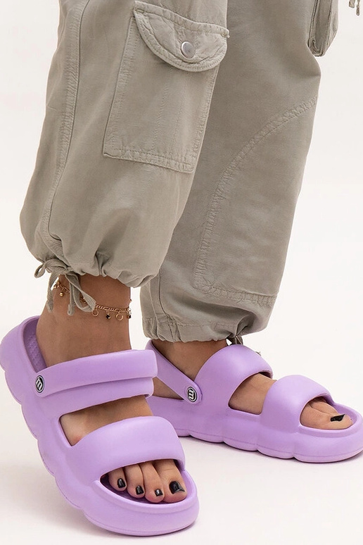 Lekkie sandały piankowe w jednolitym...