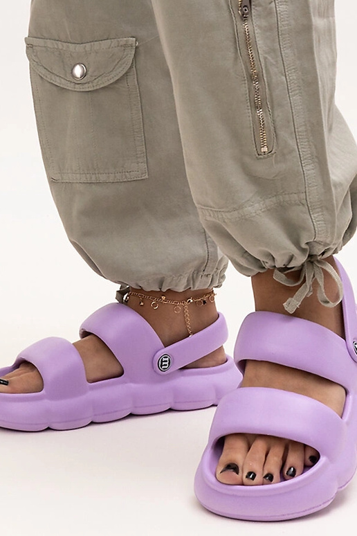 Lekkie sandały piankowe w jednolitym...