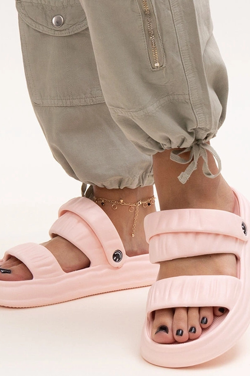 Black sandals on a block heel Millo