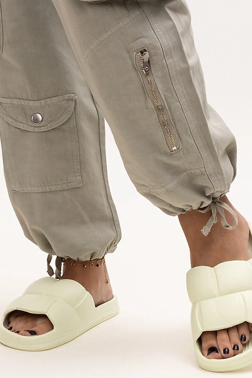 Black sandals on a block heel Millo