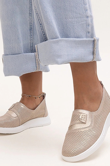 Silver loafers Ilana