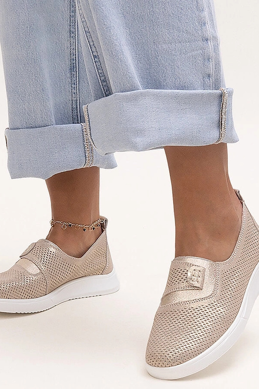 Silver loafers Ilana