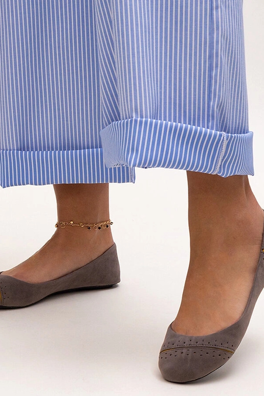 Szare klasyczne baleriny Dorris