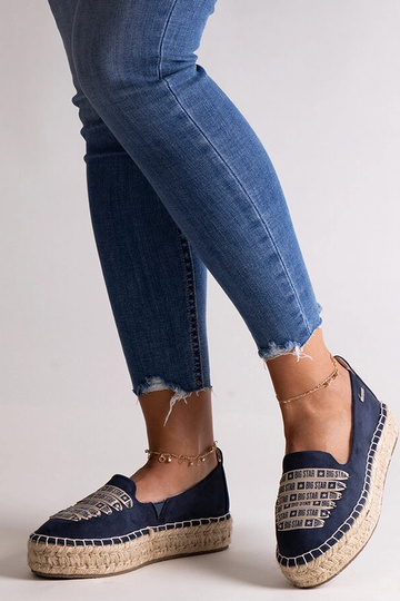 Granatowe espadryle Big...