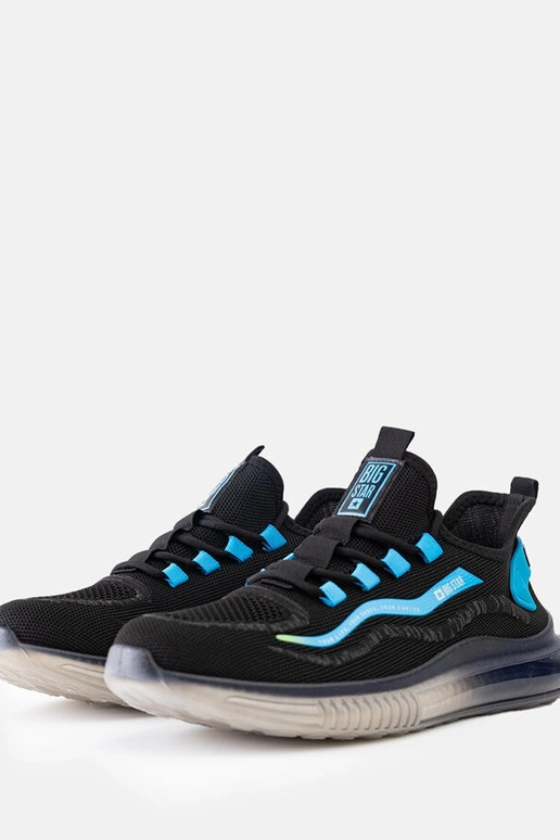 Czarne sneakersy Big Star NN174450