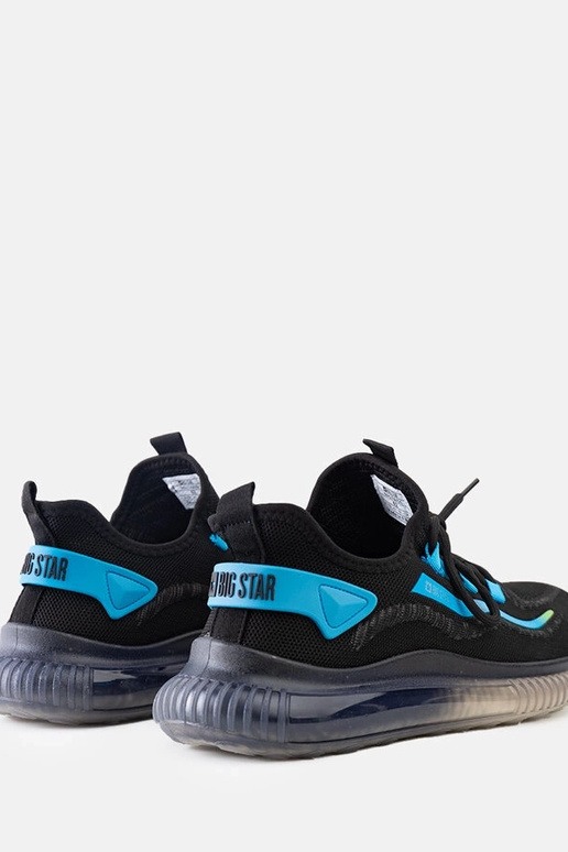 Czarne sneakersy Big Star NN174450