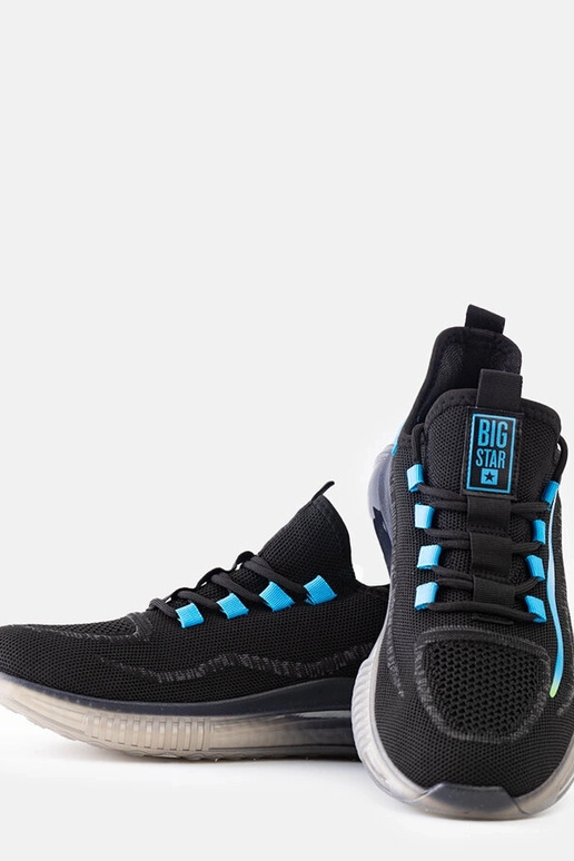 Czarne sneakersy Big Star NN174450