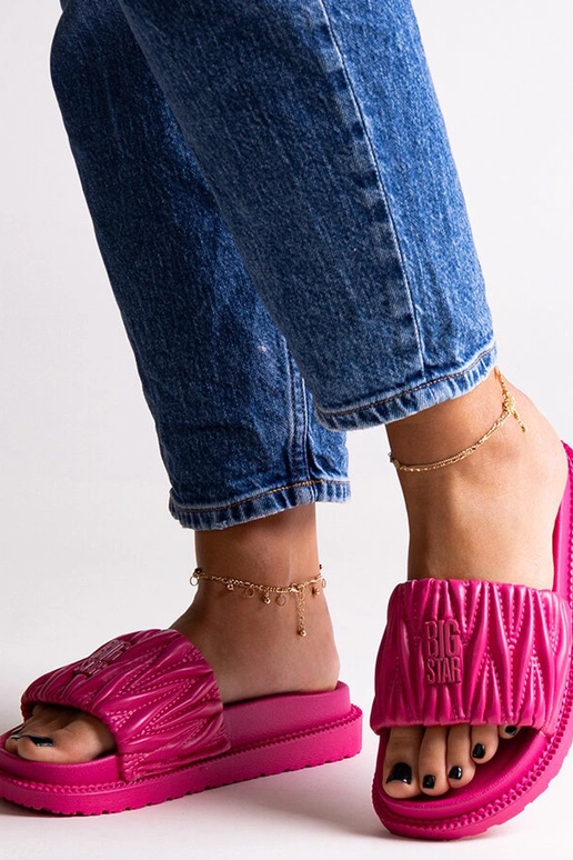 Beige slides with fur Adelma