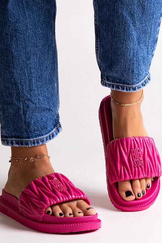 Beige slides with fur Adelma