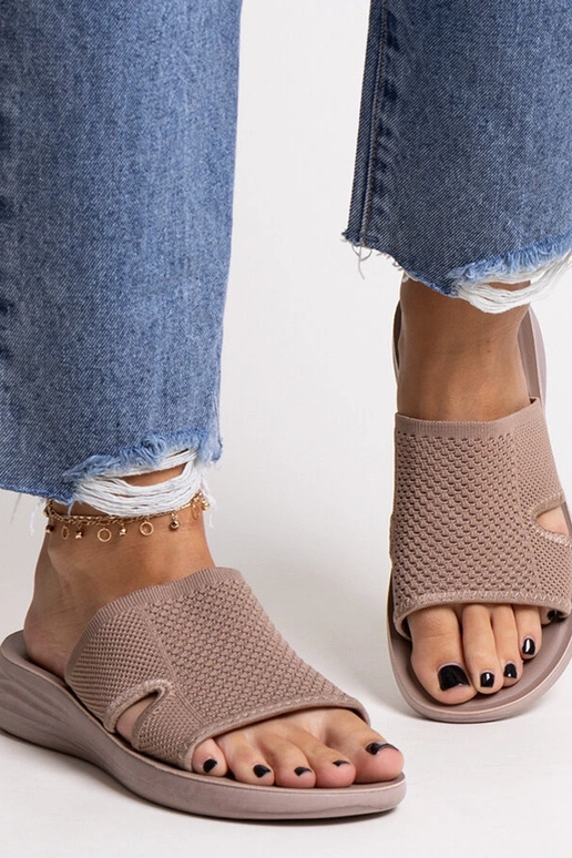 Black sandals on a block heel Millo