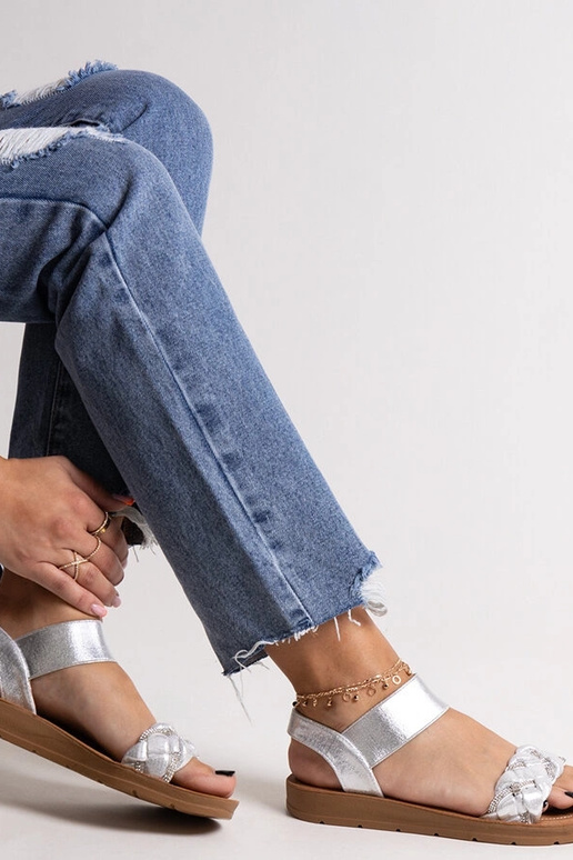 Black sandals on a block heel Millo